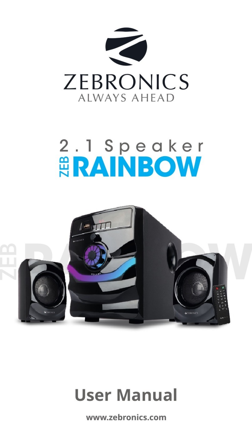 Zebronics ZEB RAINBOW user manual
