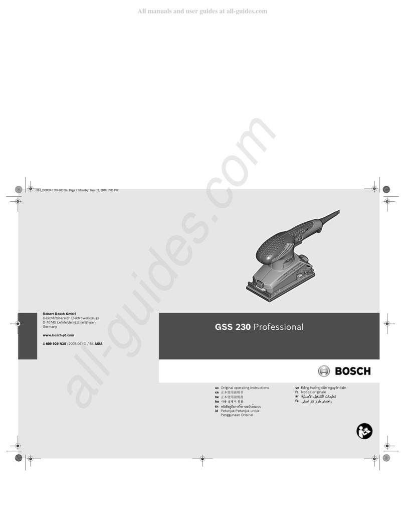 Bosch Professional GSS 230 User manual