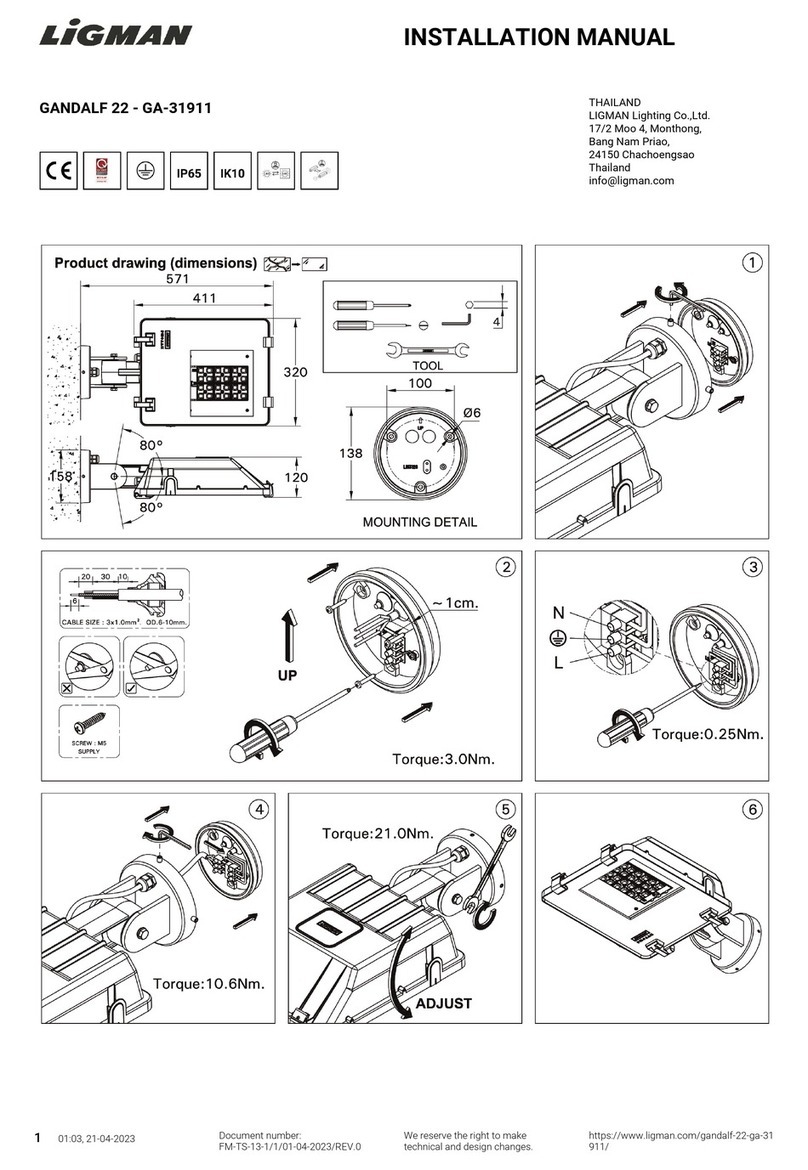LIGMAN GA-31911 installation manual