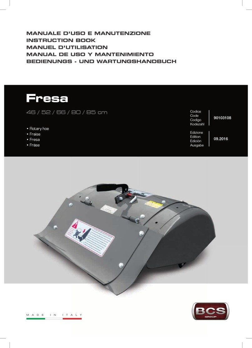 BCS Fresa 46 cm Instruction book