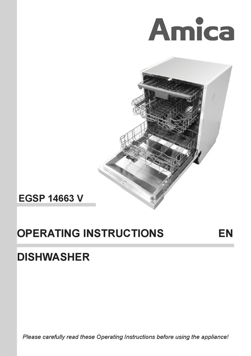 Amica EGSP 14663 V operating instructions