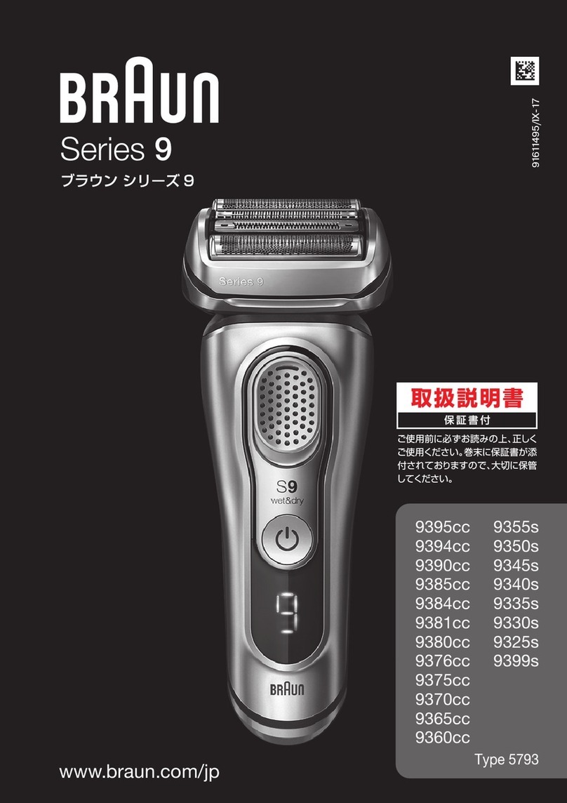 Braun 9394cc User manual
