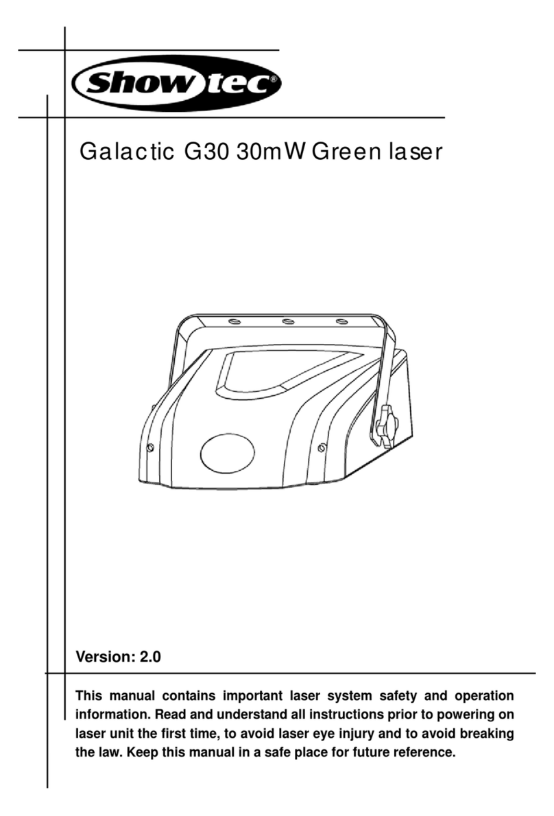 Show Tec Galactic G30 30mW User manual