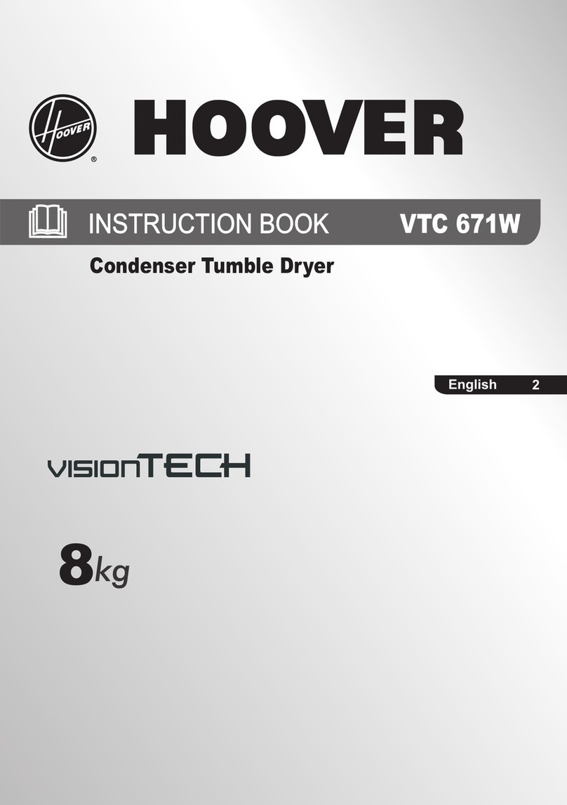 Hoover VTC 671W User manual