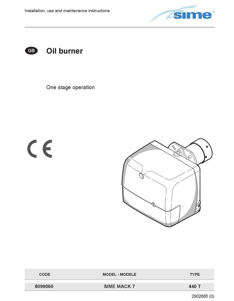 Sime 8099060 Installation, use and maintenance instructions Sime 8099060 Installation, use and maintenance instructions