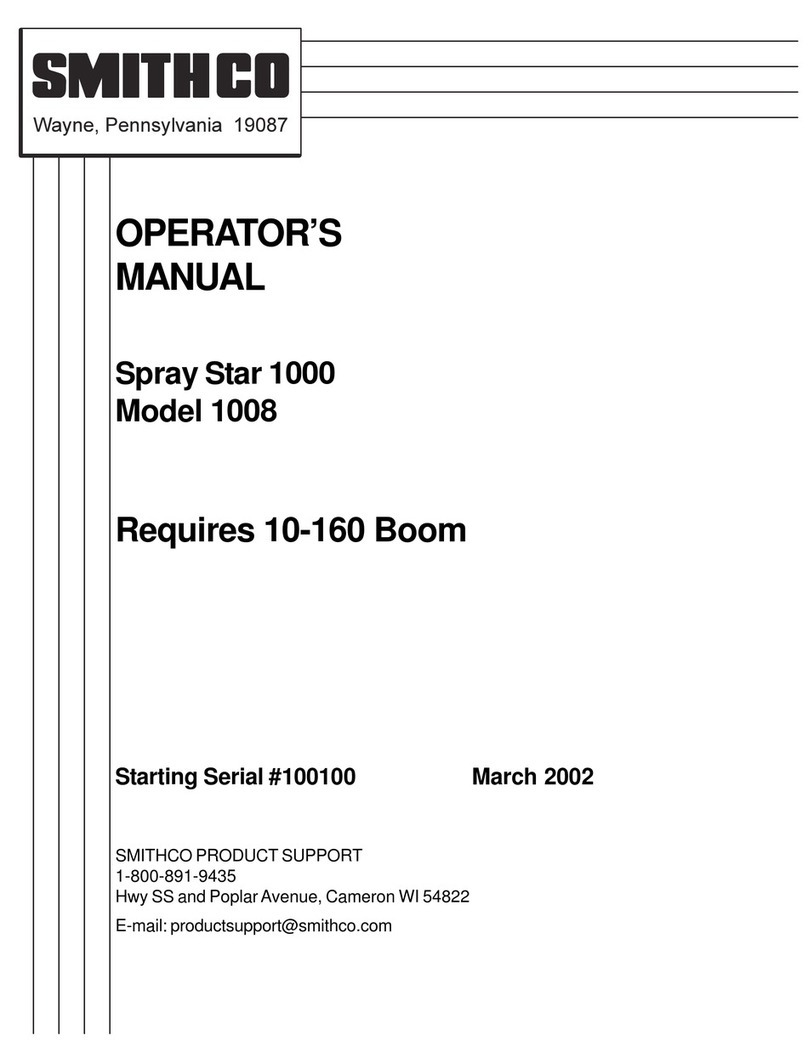 Smithco 1008 Operator's manual