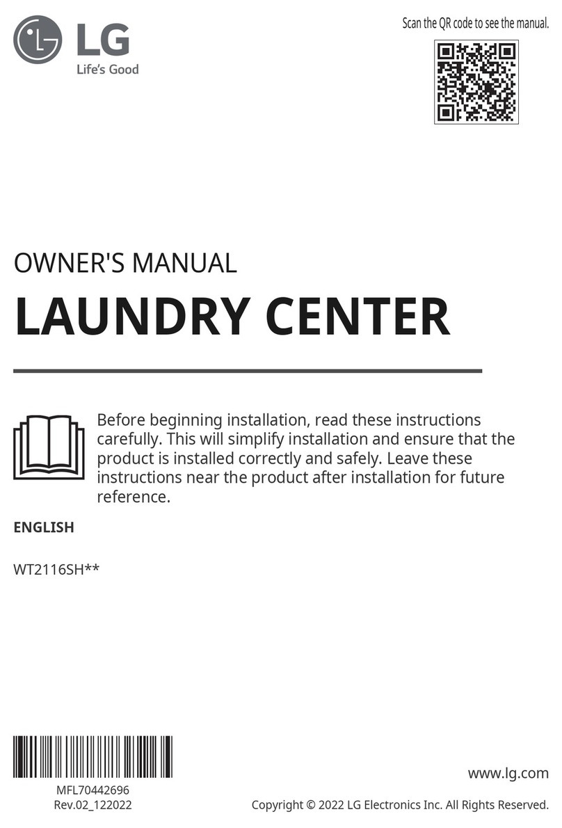 LG WT2116SH Series User manual