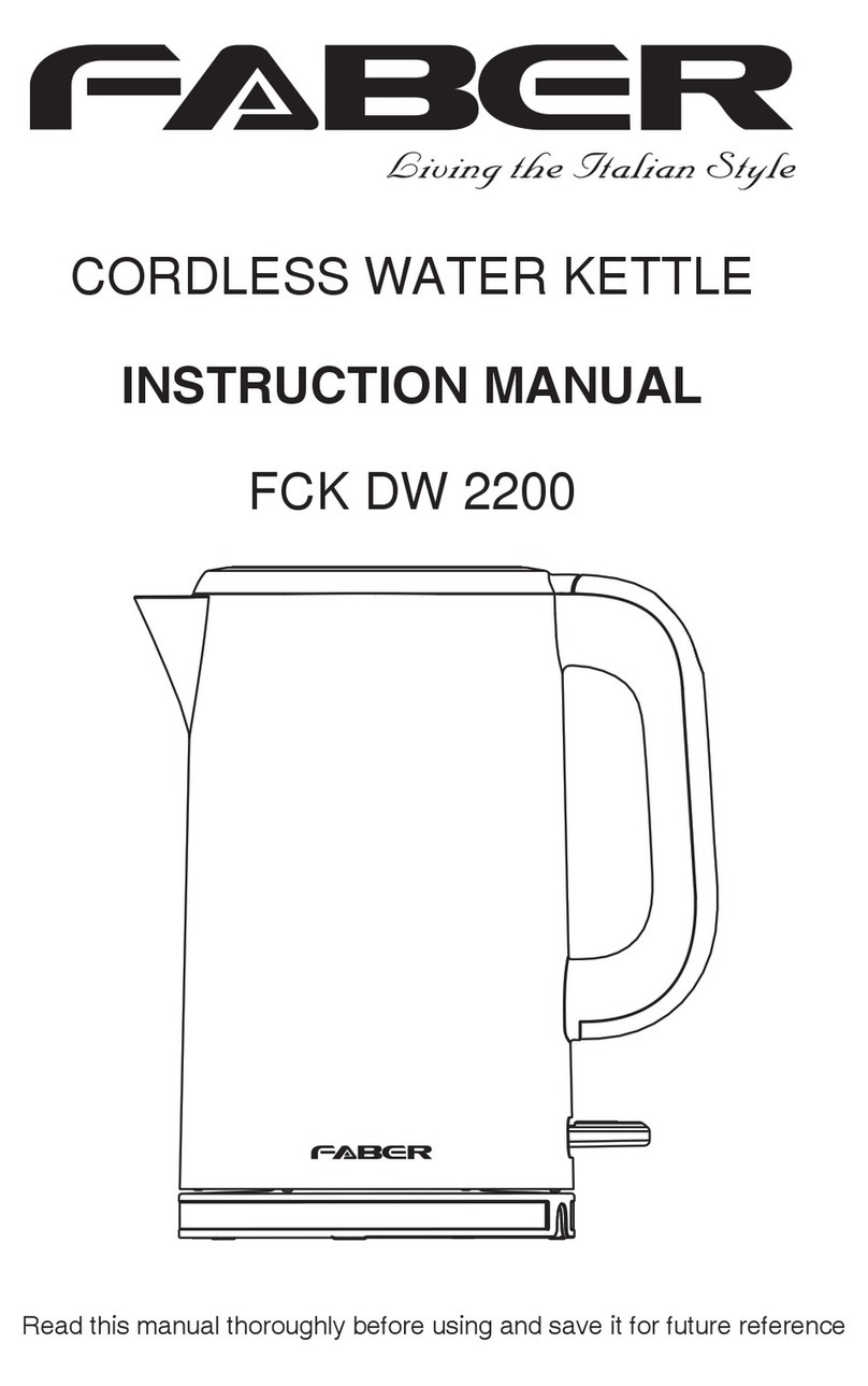 Faber FCK DW 2200 instruction manual
