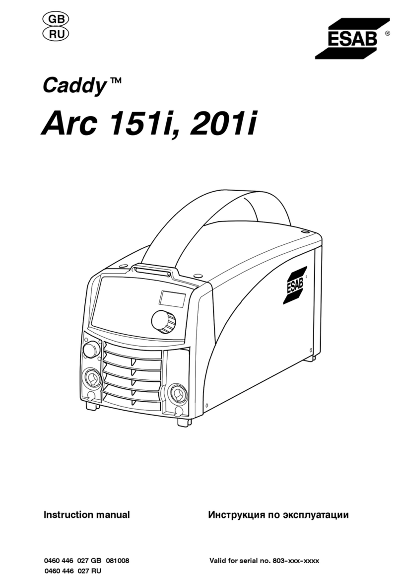 ESAB Caddy Arc 201i instruction manual