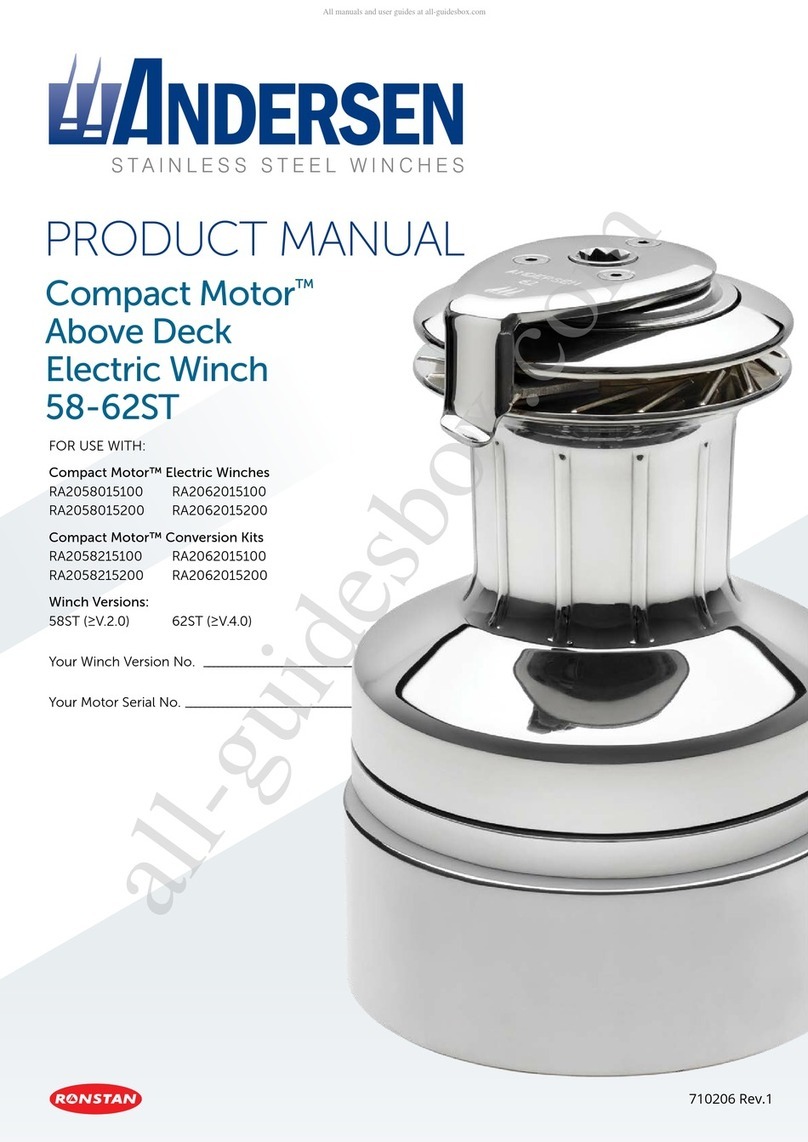 Andersen Compact Motor 58-62ST User manual