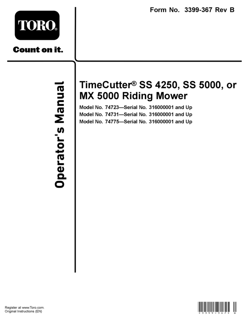 Toro TimeCutter SS 4250 User manual