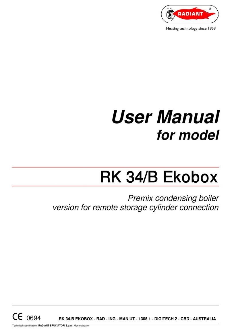 Radiant RK 34/B Ekobox user manual