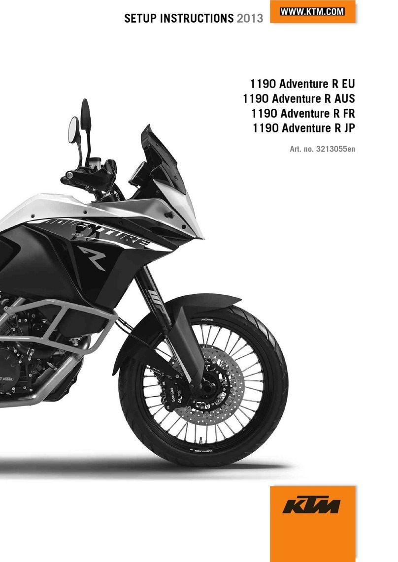 KTM 1190 Adventure R EU 2013 Setup instructions