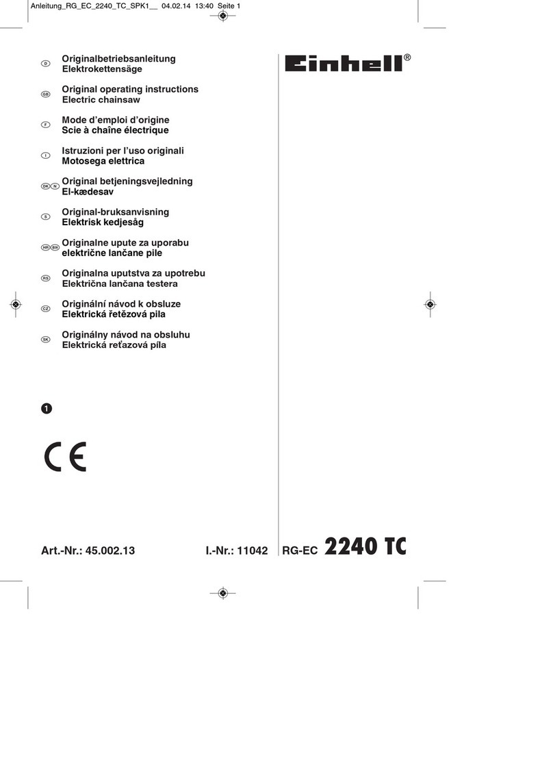 EINHELL RG-EC 2240 TC User manual
