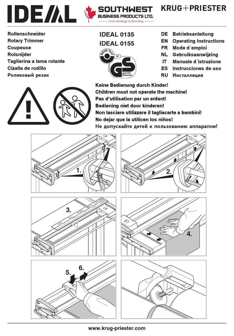 KRUG+PRIESTER IDEAL 0135 operating instructions