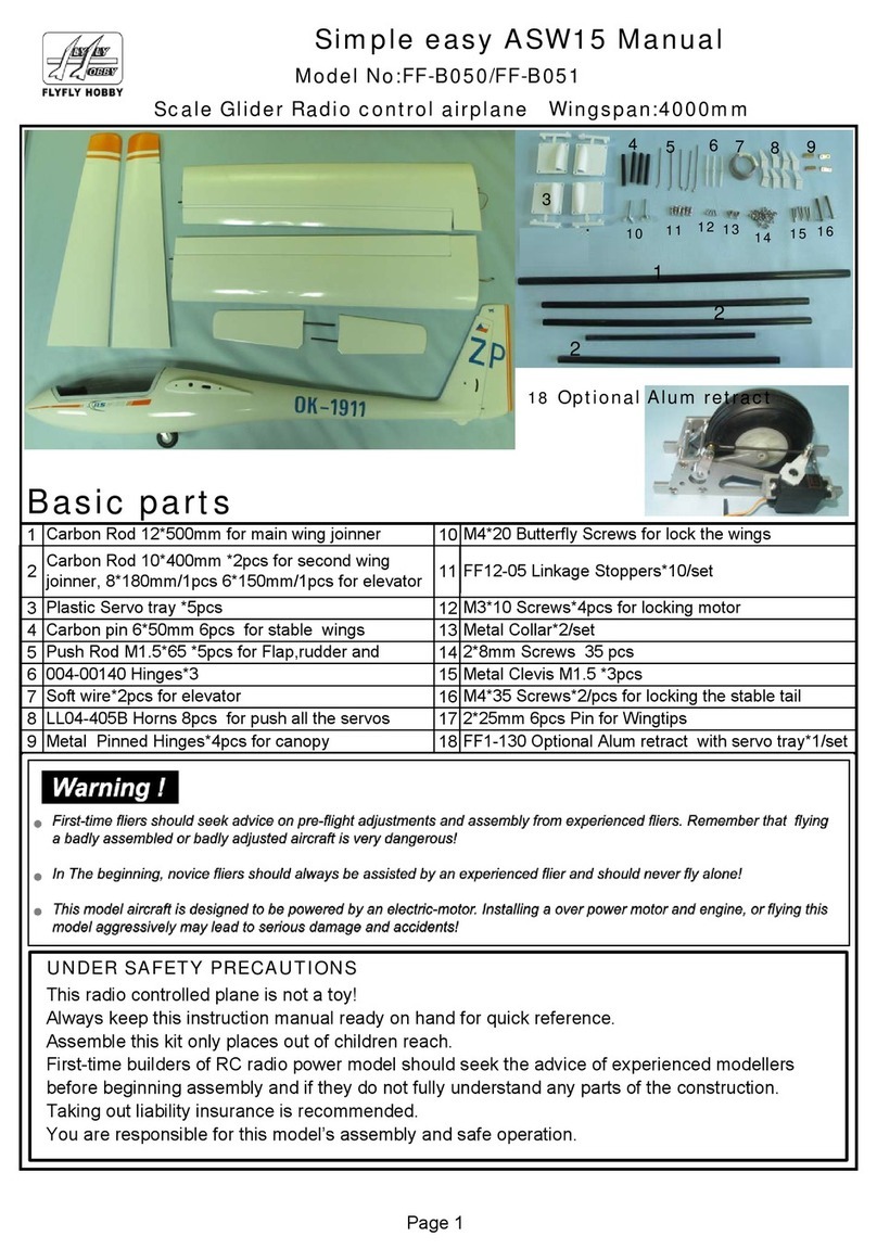 Fly Fly Hobby Simple easy ASW15 manual