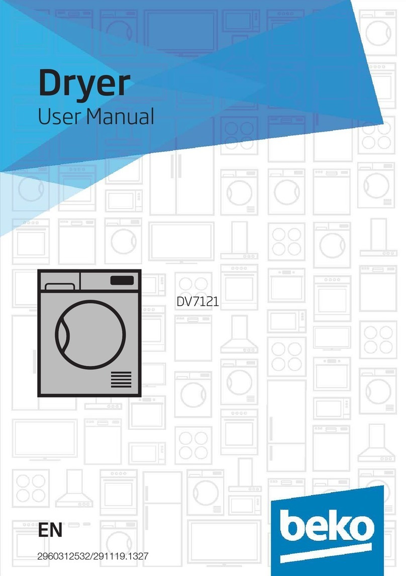 Beko DV7121 user manual