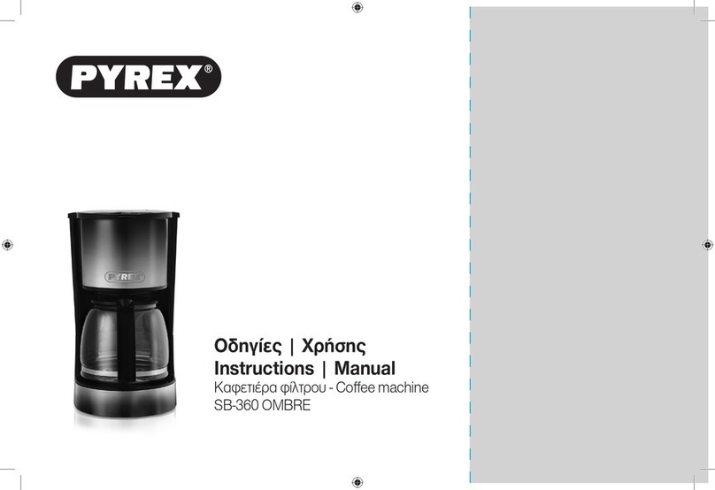 pyrex SB-360 OMBRE instruction manual