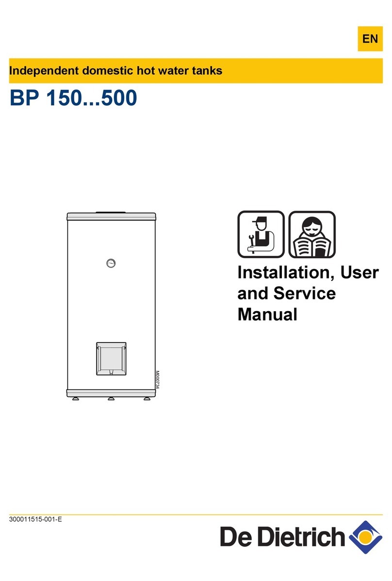 DeDietrich BP 150 Troubleshooting guide