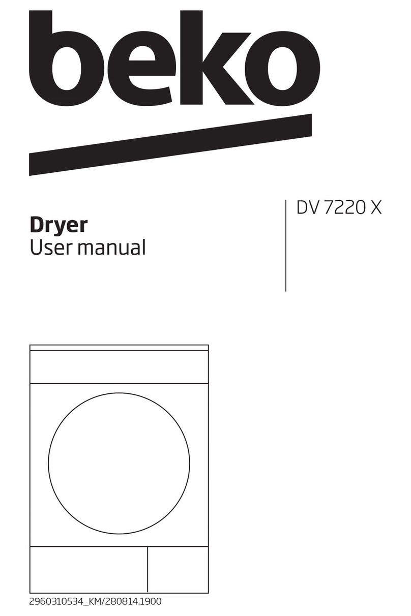 Beko DV 7220 X User manual