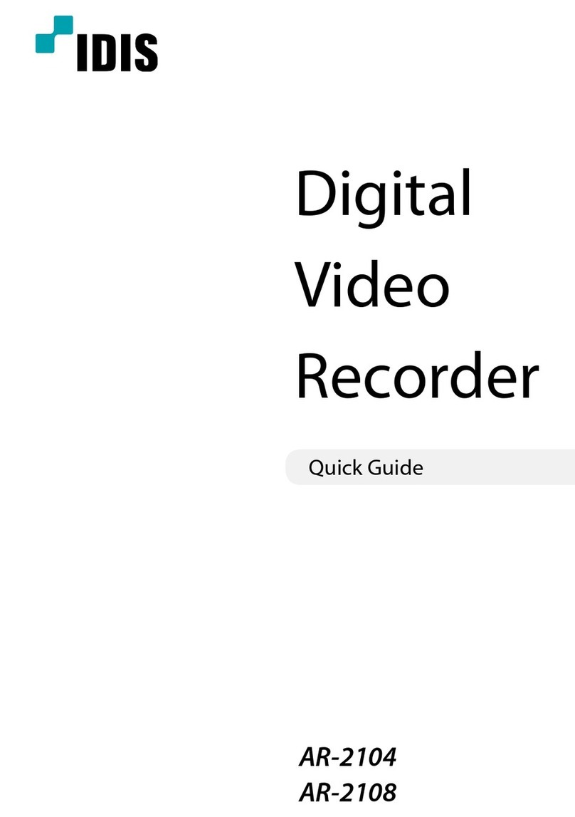 Idis AR-2104 User manual