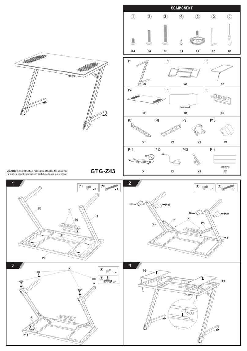 Eureka GTG-Z43 quick start guide