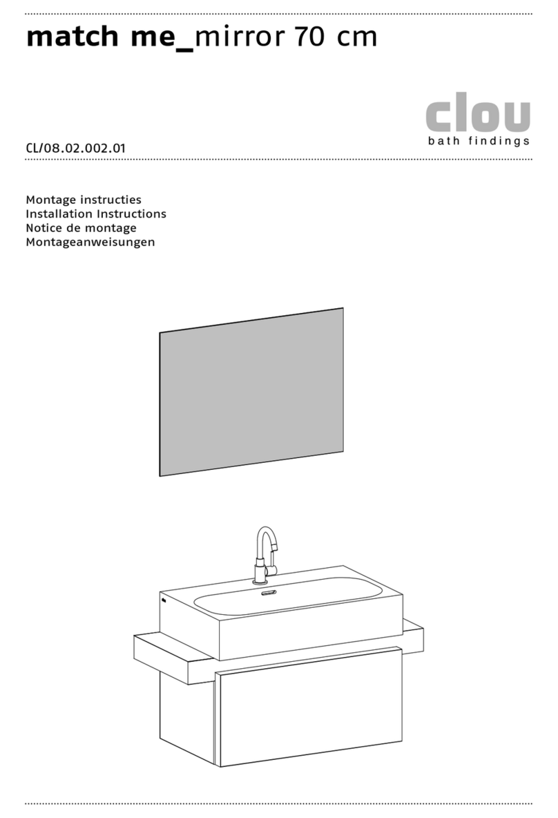 Clou match me CL/08.02.002.01 User manual