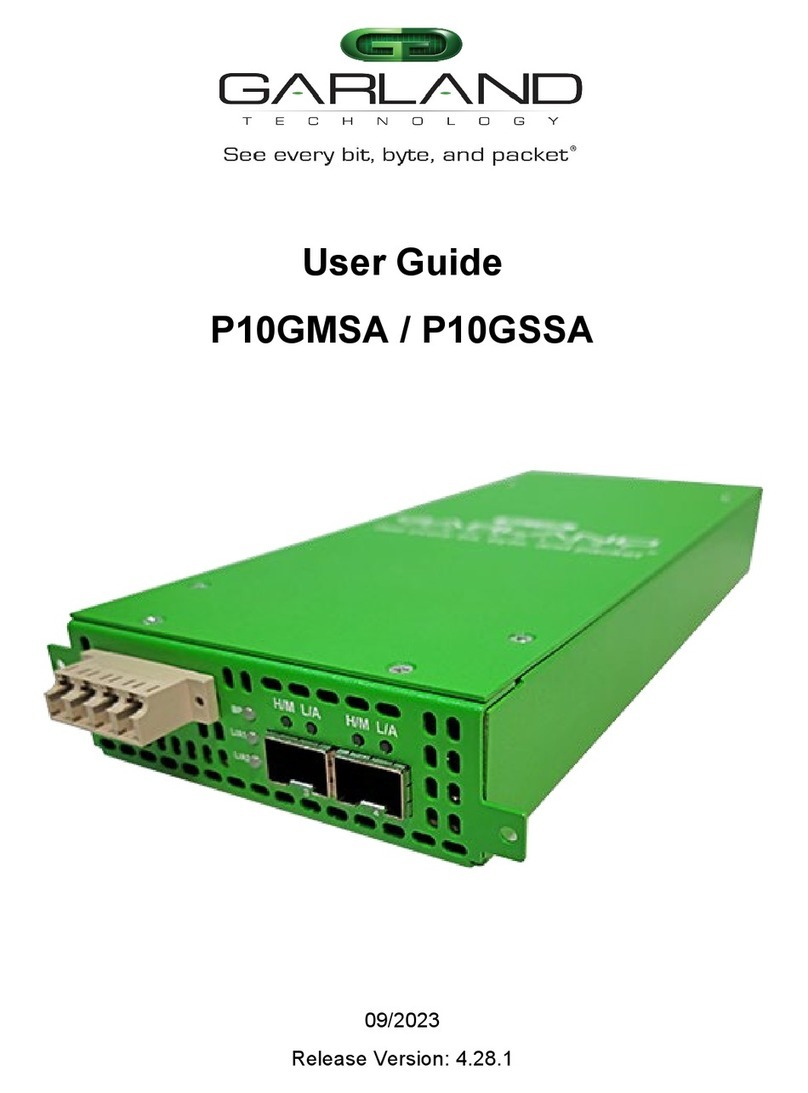 Garland P10GMSA User manual