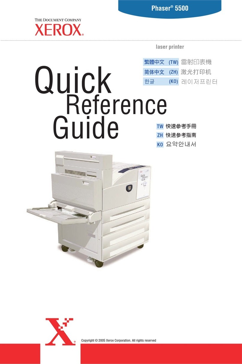 Xerox Phaser 5500 series User manual