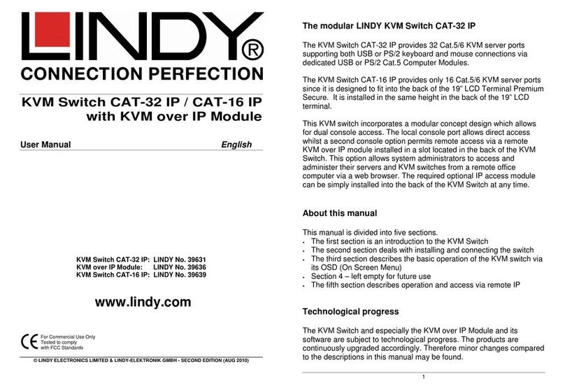 Lindy CAT-16 IP User manual
