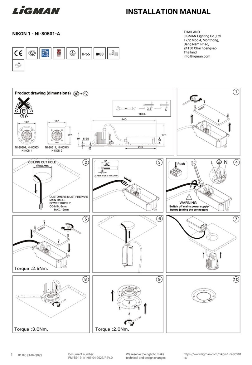 LIGMAN NI-80501-A User manual