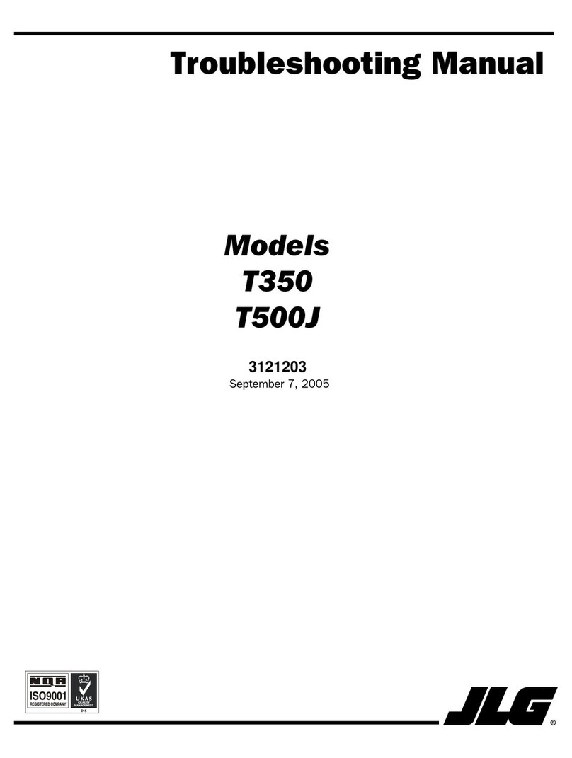 JLG T350 Programming manual