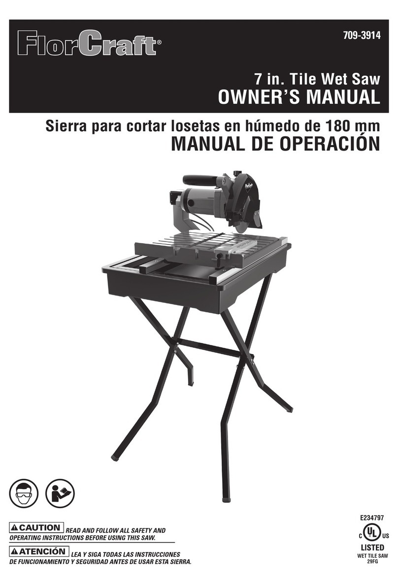 FlorCraft 709-3914 owner's manual