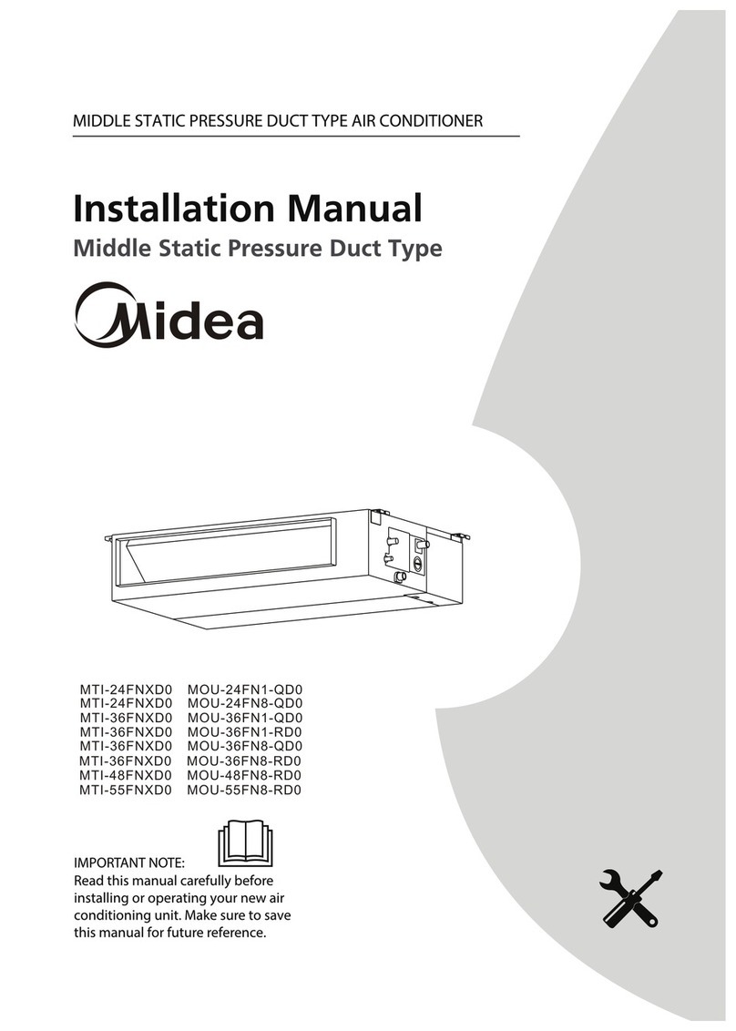 Midea MTI-24FNXD0 MOU-24FN1-QD0 User manual Midea MTI-24FNXD0 MOU-24FN1-QD0 User manual