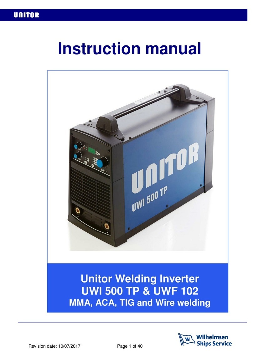 Unitor UWI 500 TP instruction manual