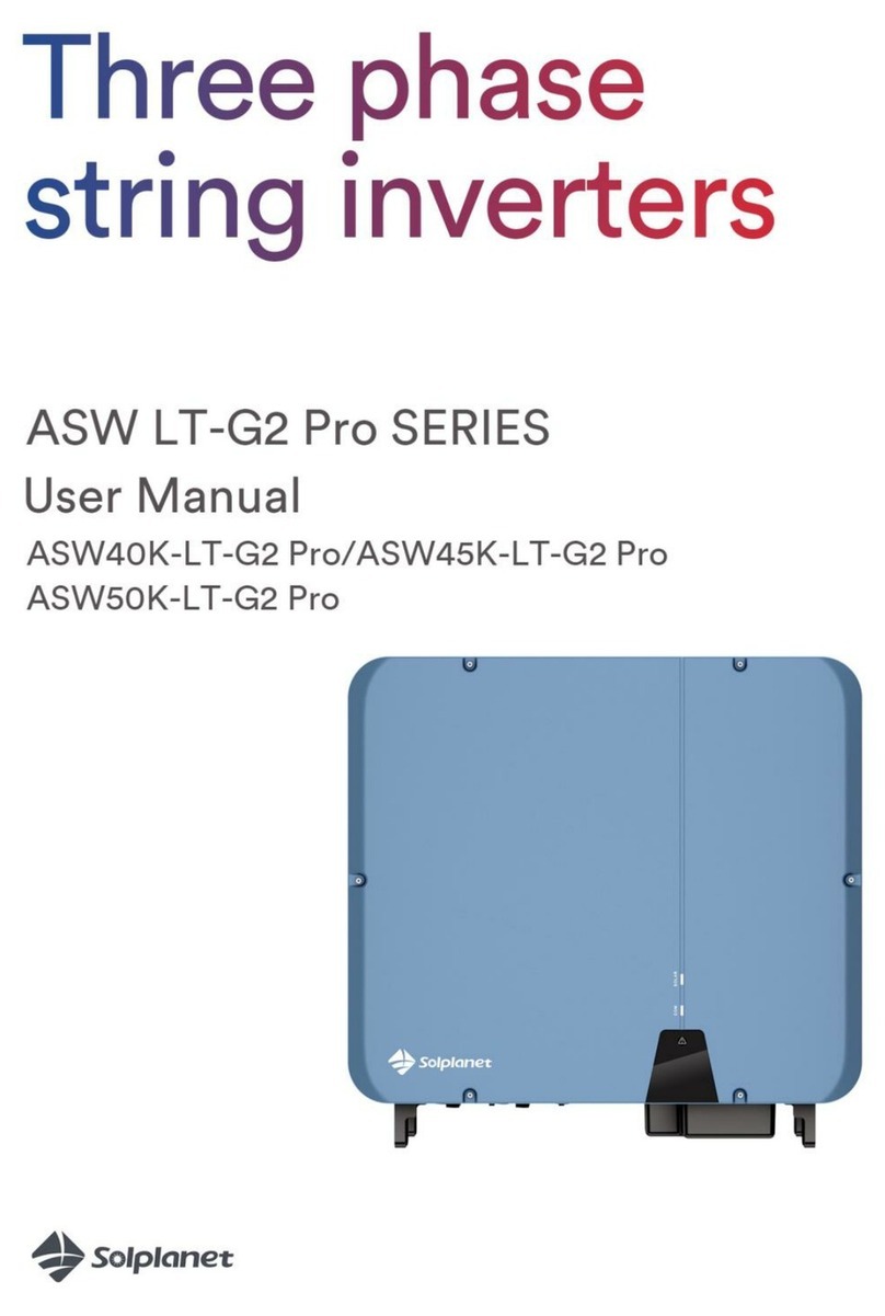 Solplanet ASW LT-G2 Pro Series User manual