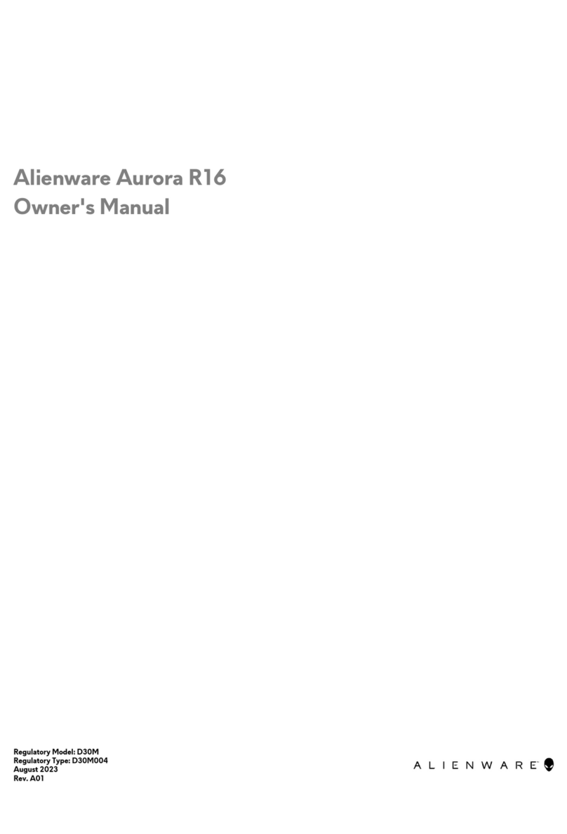 Dell Alienware Aurora R16 User manual Dell Alienware Aurora R16 User manual