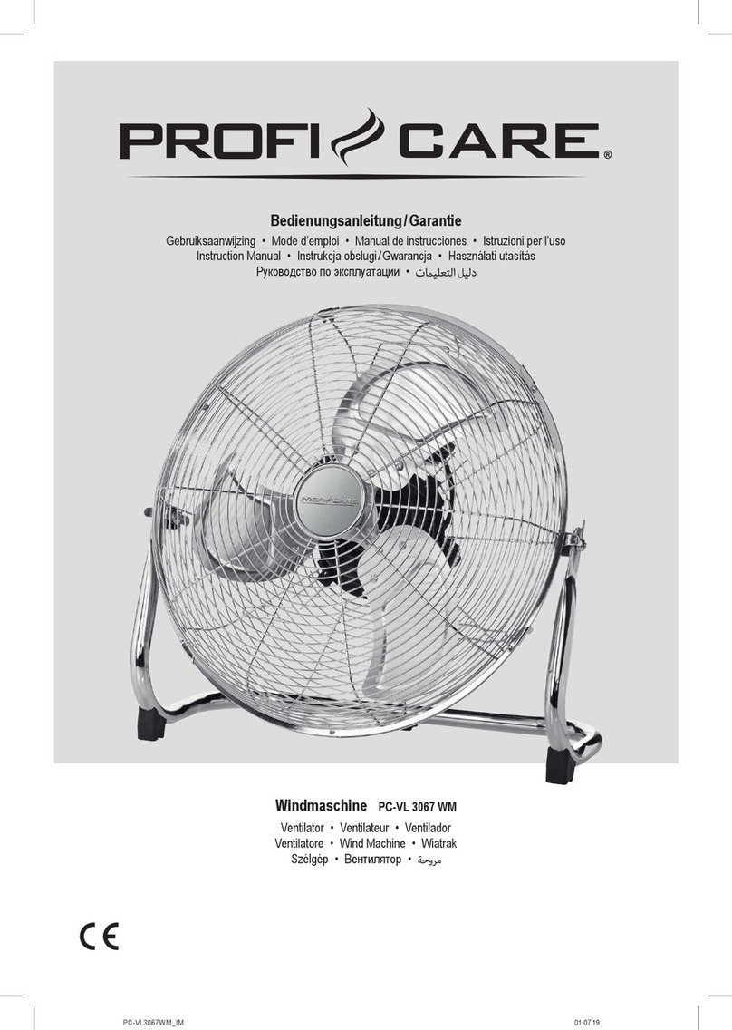 Profi Care PC-VL 3067 WM instruction manual Profi Care PC-VL 3067 WM instruction manual