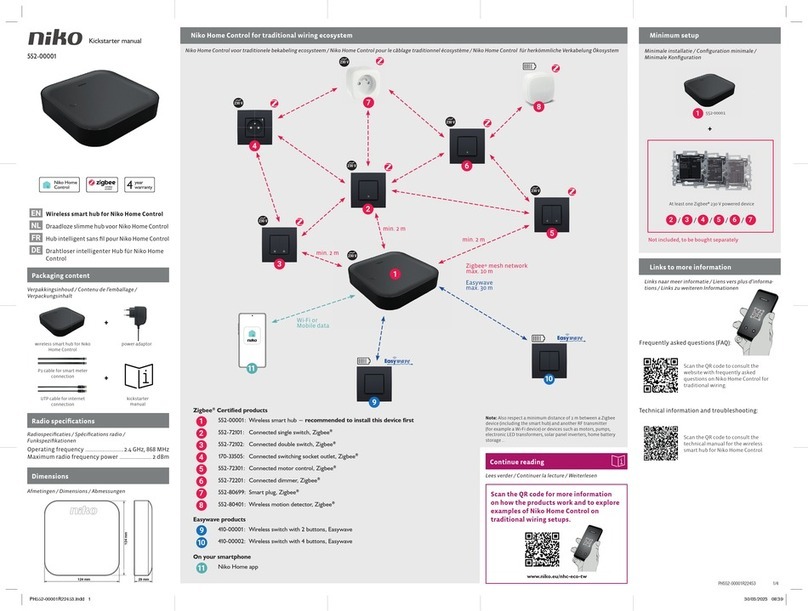 Niko 552-00001 manual