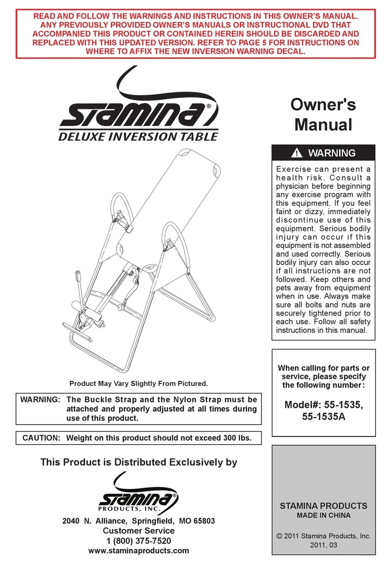 Stamina 55-1535 User manual
