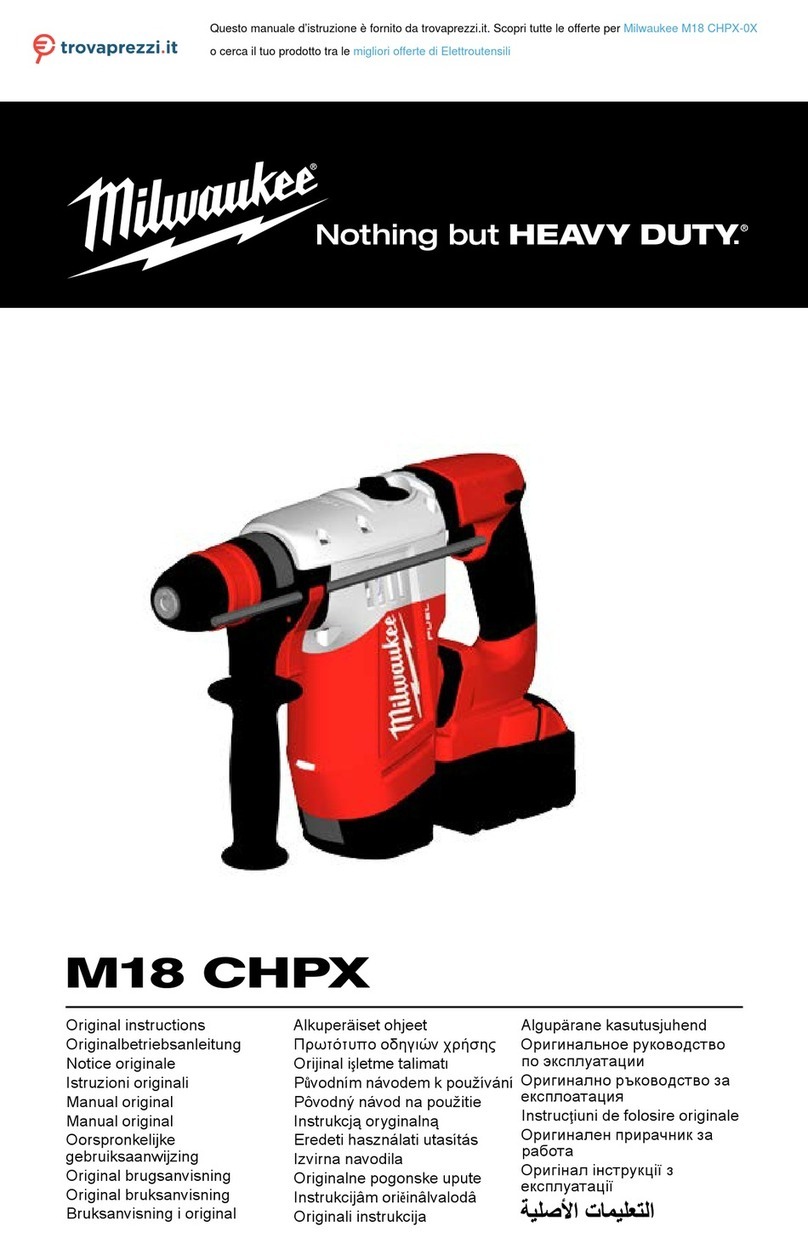 Milwaukee M18 CHPX-0X User manual