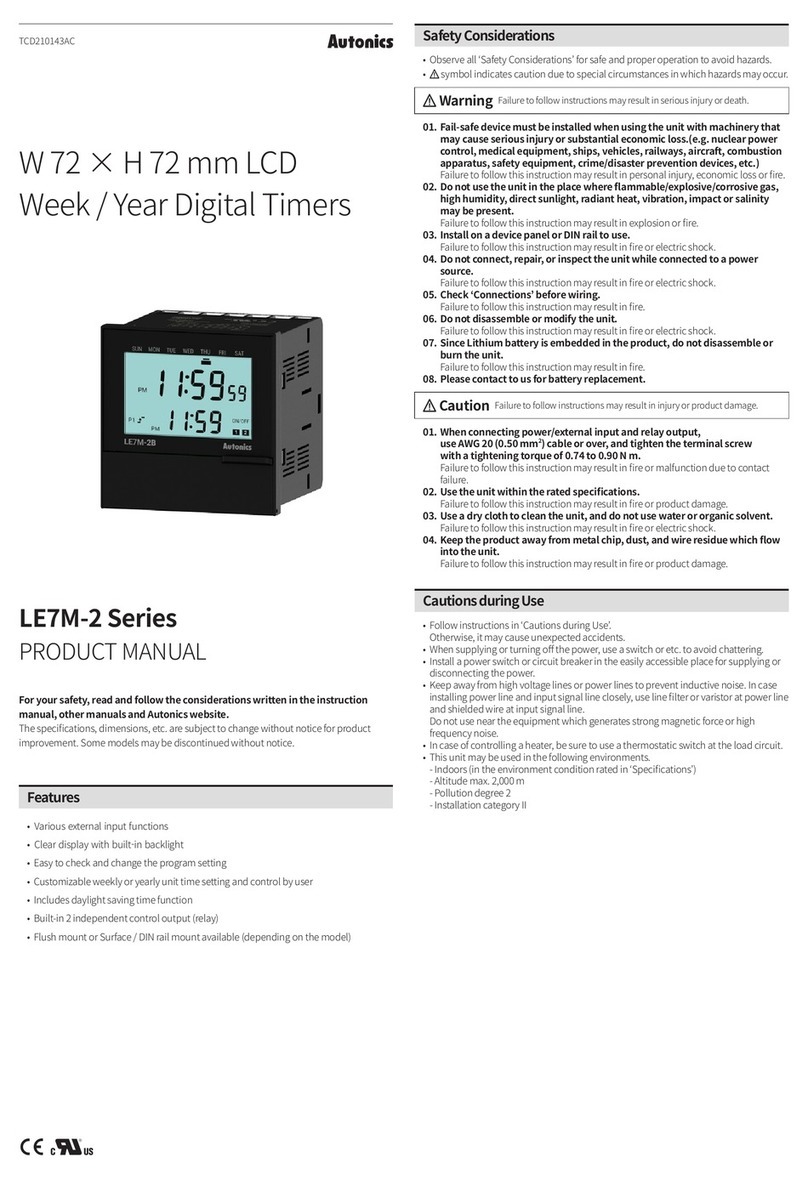Autonics LE7M-2 product manual