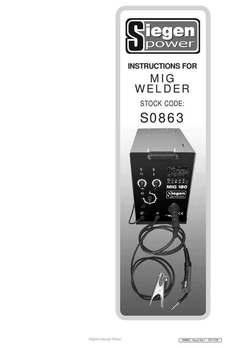 siegen power S0863 instructions