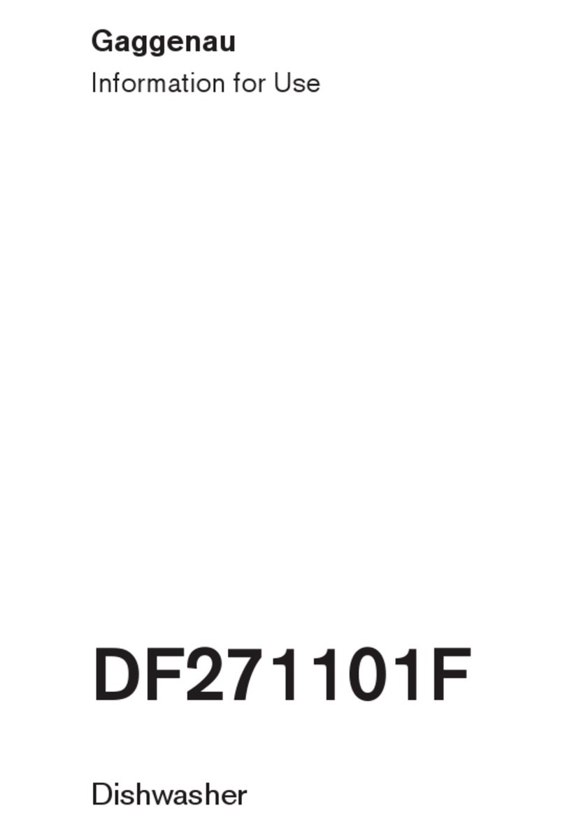 Gaggenau DF271101F Specification sheet