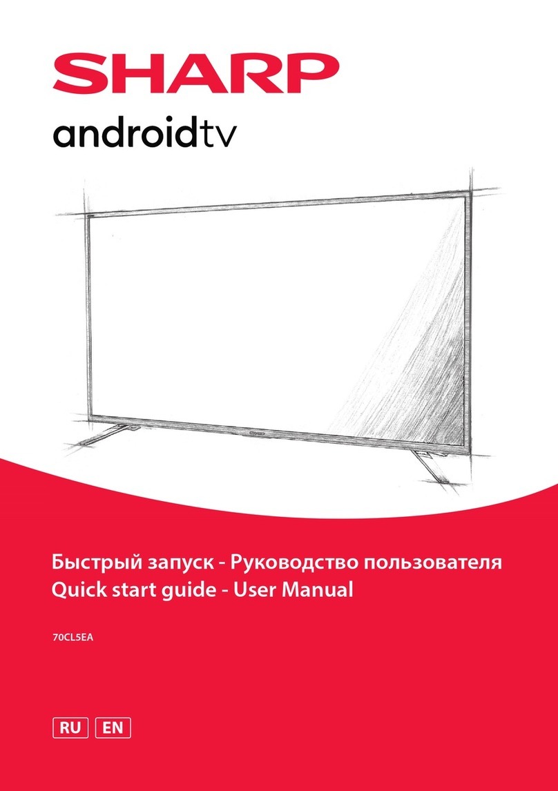 Sharp 70CL5EA User manual