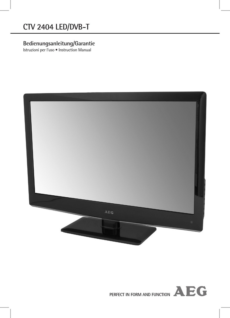 AEG CTV 2404 LED/DVB-T User manual