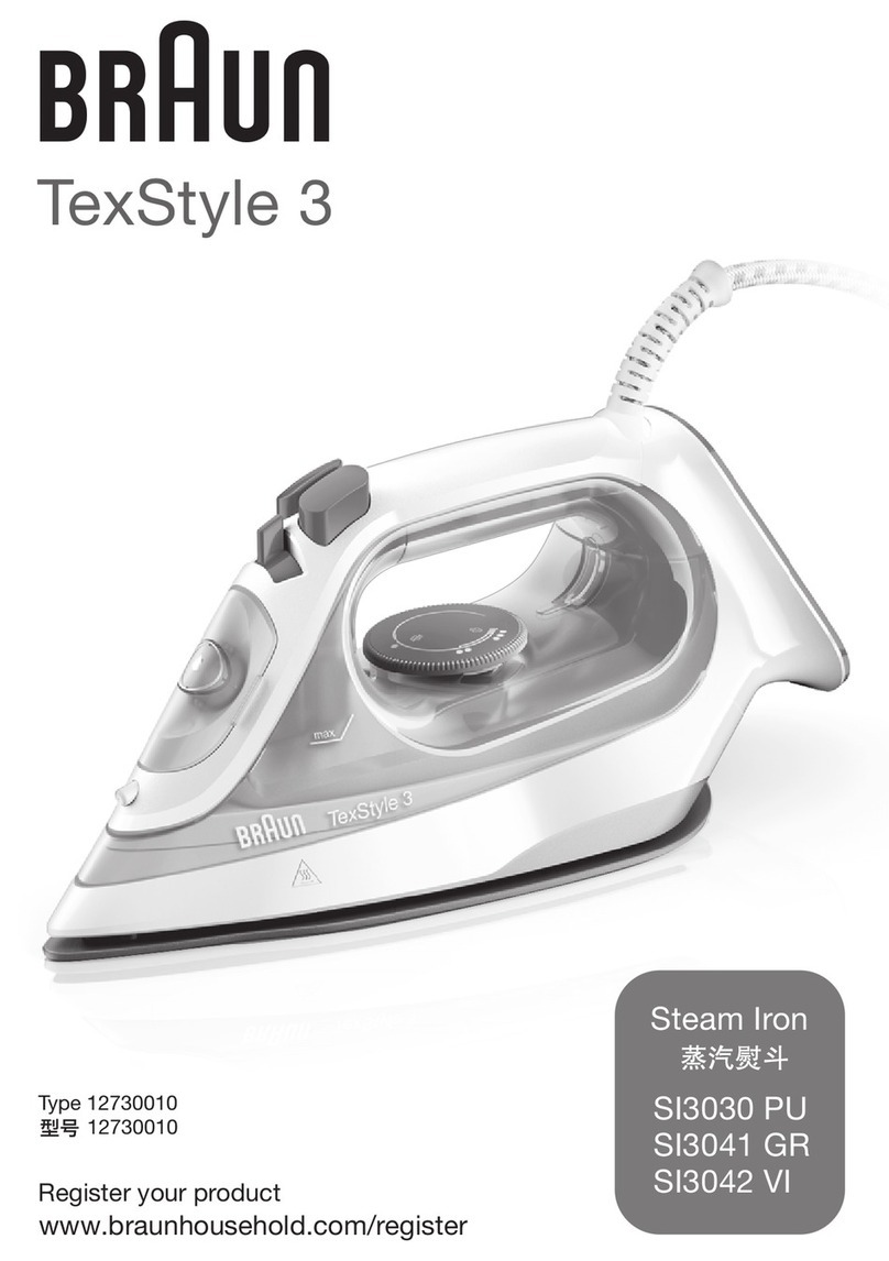 Braun TexStyle 3 SI3030 PU User manual