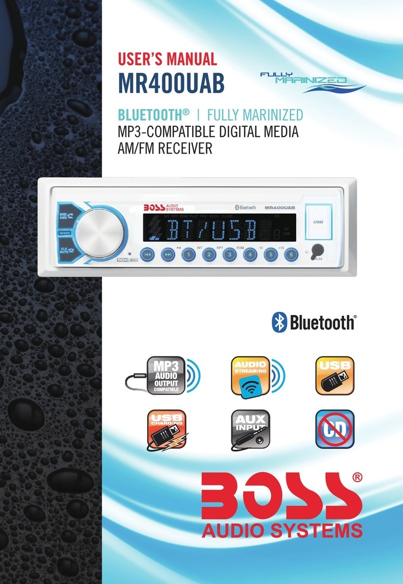 Boss Audio Systems MR400UAB user manual