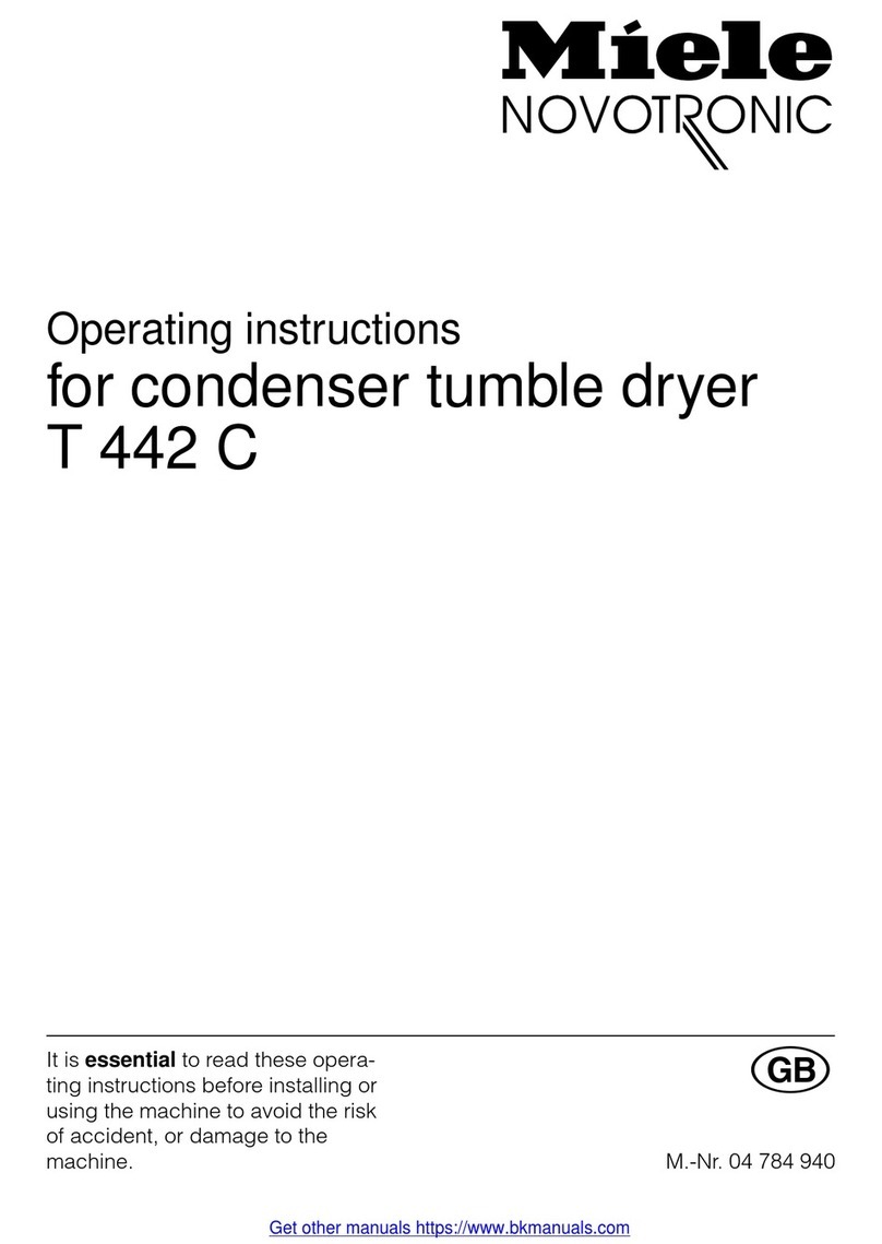 Miele T442C User manual Miele T442C User manual