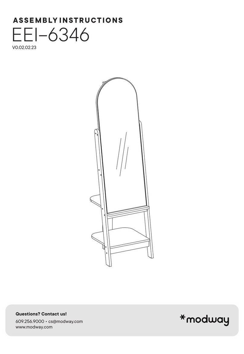 modway EEI-6346 Assembly instructions